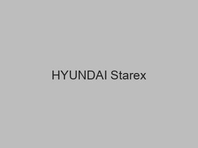 Enganches económicos para HYUNDAI Starex